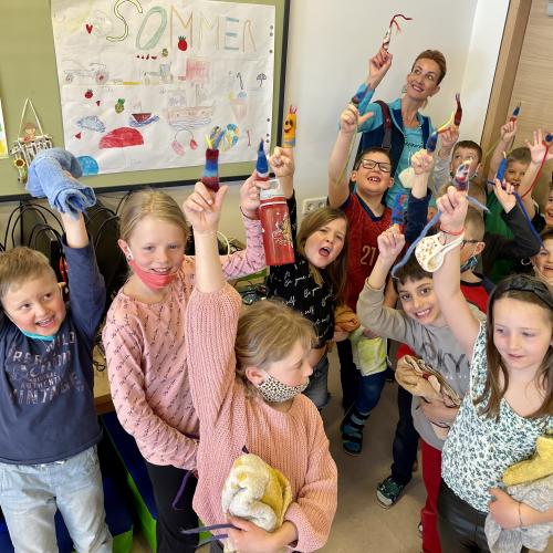 Kreative Zweitklassler