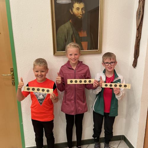 Schützenkönigin Lea Plattner (36 Ringe), Schützenkönige Lukas Sprenger / Leo Schöser (38 Ringe)