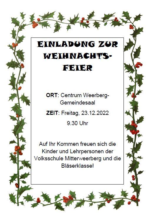 Weihnachtsfeier